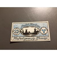 Германия 25 пфенингов 1921г (3)
