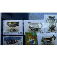 Марки, Россия 2004 , Художественное серебро