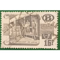 Бельгия 1950. Почтовый железнодорожный вагон