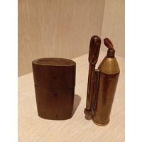 Зажигалки довоенные латунные