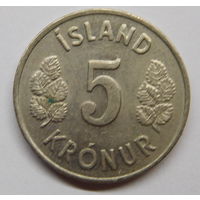 Исландия 5 крон 1977 г