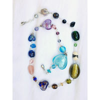 Бусы из муранского стекла (Murano), ручная уникальная работа