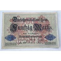 1914 год Германия 50 марок