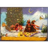 Под Рождественской луной. Худ.К.Салдаева. Украина.