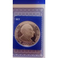 Ямайка 1 доллар 1976 премьер министр Бустаманте