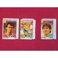 Вкладыши Final 90. Финал 90. Футболисты. Цена за лот!