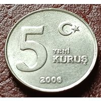 Турция 5 новых курушей, 2006    ( 1-2-3 )