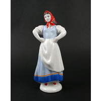 Статуэтка 'Плясунья', фарфор, ЛФЗ, CCCР, 1950-е г.