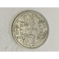 Франция 1 франк 1943