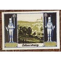 Нотгельд 50 пфеннигов 1921 год. Шнеберг ,. Веймарская республика