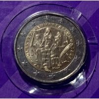 2 евро 2024 г. Германия  175 лет Конституции
