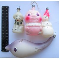 Все лоты с рубля.Елочные игрушки ,СССР