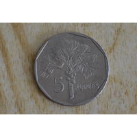 Сейшелы 5 рупий 2007