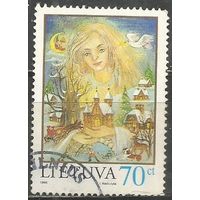 Литва. Рождество. 1998г. Mi#680.