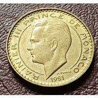 Монако 10 франков, 1951    ( 2-3-6 )