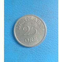 Дания 25 эре 1952 год король Фредерик IX