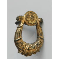 Антикварная французская ручка-кольцо для ящика в стиле Людовика XVI