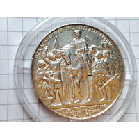 Пруссия 3 марки 1913 г.Толпа.100 лет поражению Напалеона.