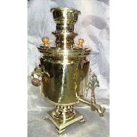 Самовар с медалями, дровяной, примерно 1896-1907г.