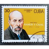 Марка Куба 1993 Рамон Кахаль