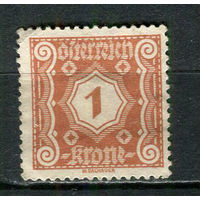 Австрия - 1922 - Цифры 1Kr. Portomarken - [Mi.103p] - 1 марка. MH.  (Лот 3Jp)-T4P3