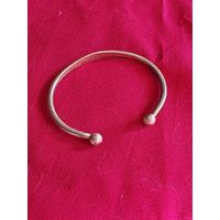 Старинный бронзовый, латунный браслет.