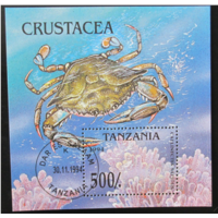 Танзания. 1994г. Фауна. краб Блок.