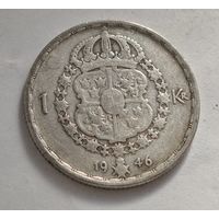 1946 год серебро Швеция крона