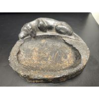 Пепельница, собака. Металл. СССР