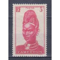 [632] Французские колонии. Камерун 1939. Культура и быт.Женская прическа.3с. МН