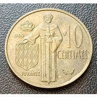 Монако 10 сантимов, 1978    ( 1-1-1 )