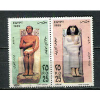 Египет - 1989 - День почтовой марки - сцерка - 2 марки. Гашеные.  (Лот 3JT)-T25P3