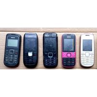 Мобильники кнопочные NOKIA 5 штук