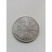 Монета 1 марка 1910 год Германия