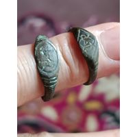 2 стариных колечка