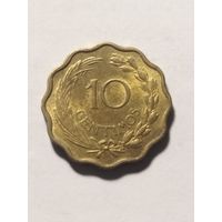 Парагвай 10 сентим 1953