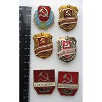 Все лоты с рубля.Знаки Дружинник,разный!СССР