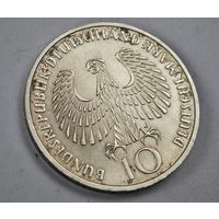 1972 год 10 марок Германия  серебро
