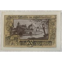 Нотгельды Австрия Маттзее 20 геллеров 1920 год.