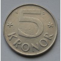 Швеция, 5 крон 1988 г.