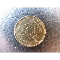 Финляндия. 20 пенни.1982. С 20 копеек. Распродажа коллекции. Смотрите другие лоты.