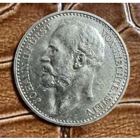 Монета 1 крона 1904 год. Лихтенштейн. Иоганн II.