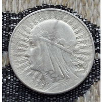Польша 5 злотых 1934 года. Ядвига. Буква монетного двора. Серебро. Сторгуй за свою цену, предложи обмен!