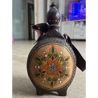 Фляга. Штоф. Деревянная. Резная. Расписная.