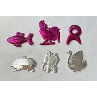 Елочная игрушка СССР пластик цена за все