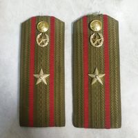 Погоны на рубашку (куртку шерстяную) майора мотострелковых войск ВС СССР.
