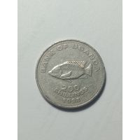 Уганда 200 шиллингов 1998 года .