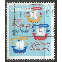 Канада. 200 лет Нью Баунсуика. 1984г. Mi#908.