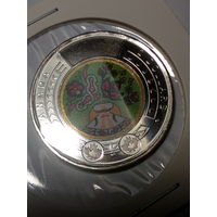 2 доллара Канада 2023 год жителей цвет.