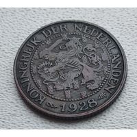 Нидерланды 1 цент, 1928 8-9-33